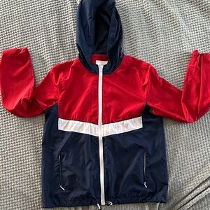 Zine Clothing Red Windbreaker